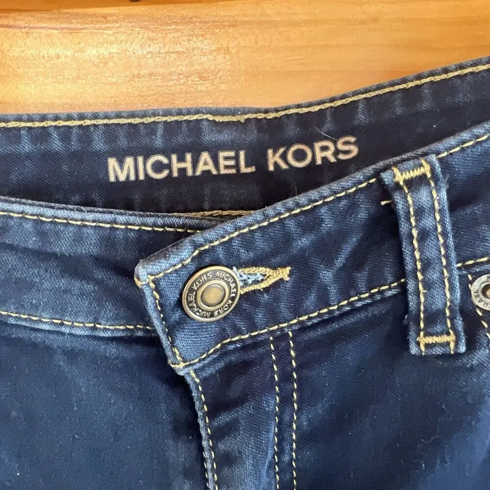 Michael Kors Jeans Women's Size 8 Blue Dark Wash Skinny